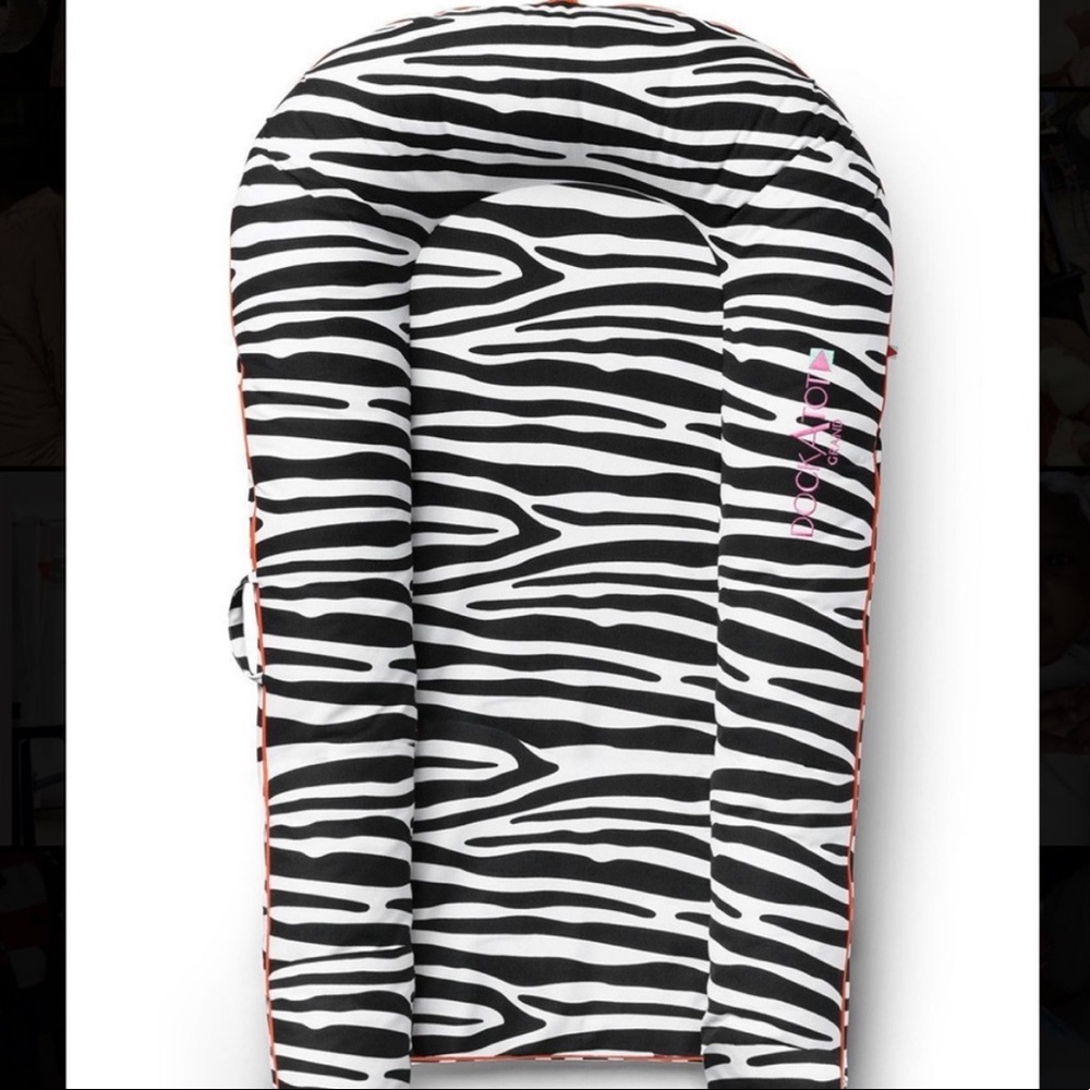 Cover only: Dock A Tot Deluxe+ Zebra Cover